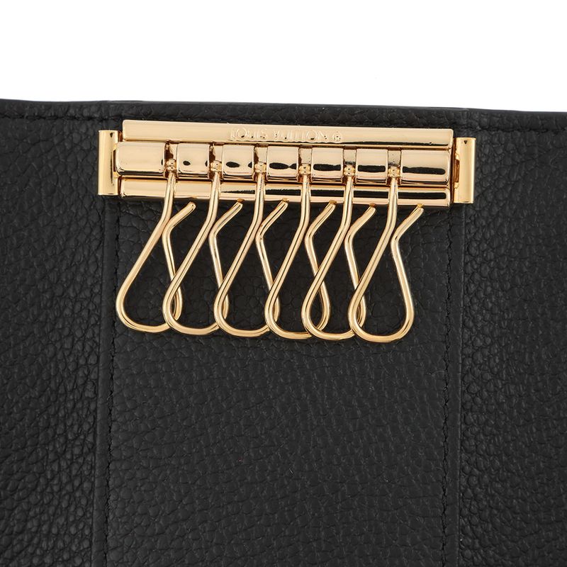 Louis Vuitton Key Case Monogram Empreinte 6 Multicles 6 Key Holder Noir Black