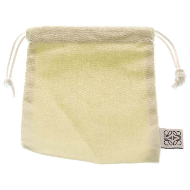 LOEWE Trifold Wallet Compact Wallet Trifold Wallet Brown X Beige Leather