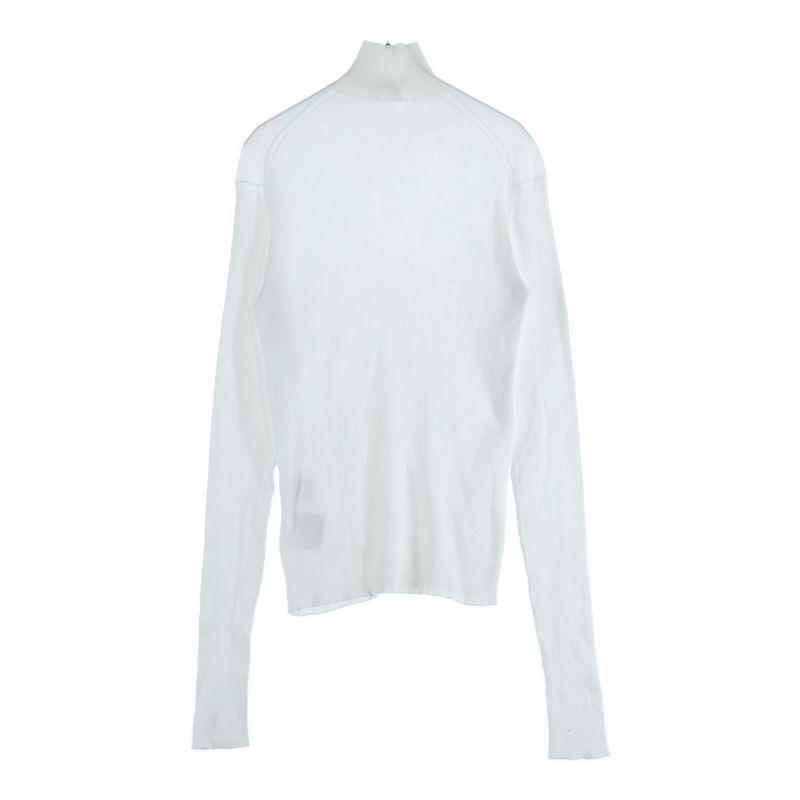 PRADA Logo Print Turtle Neck Sweater - White Umr524 S222 11I0