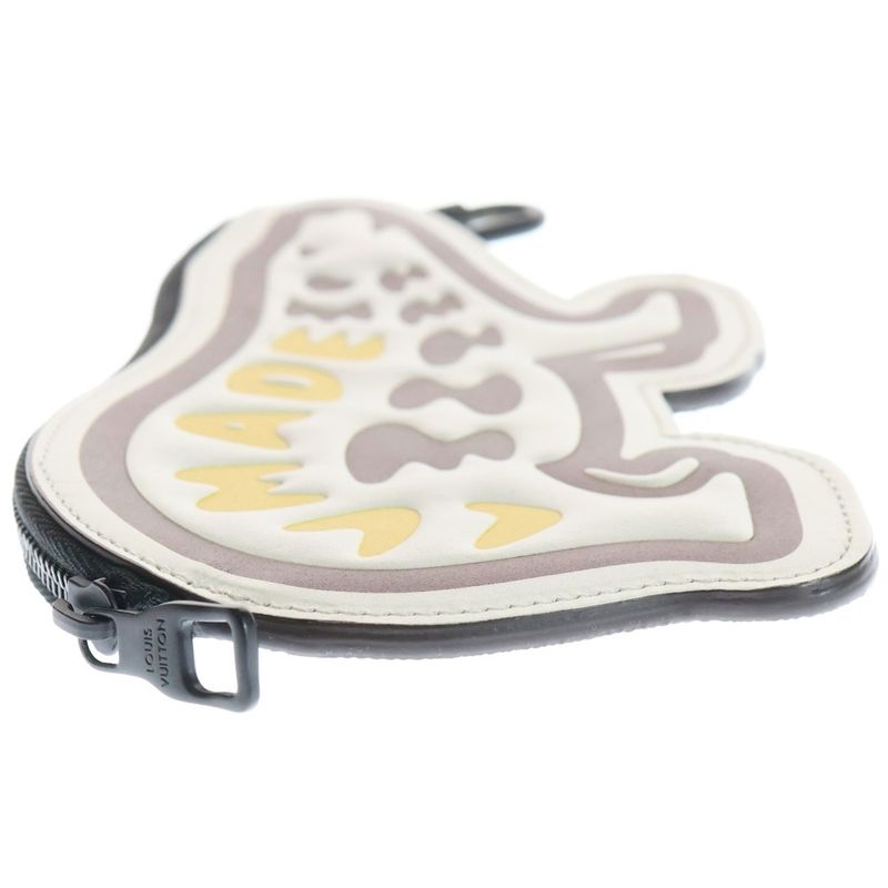 Louis Vuitton ×nigo Lvmade Coin Case N60387 ×nigo Coin Case Card Holder- White