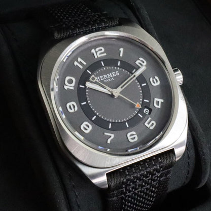 HERMES H08 Watch 42mm Sp1.741 Gray-black Titanium Sangle