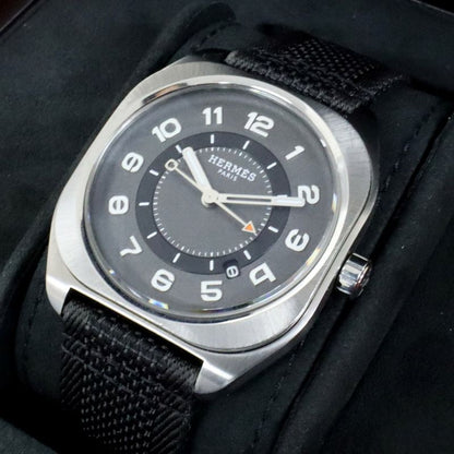 HERMES H08 Watch 42mm Sp1.741 Gray-black Titanium Sangle