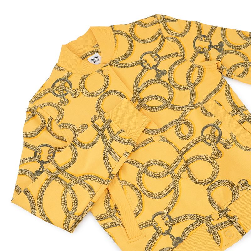 Hermes Jacket Palfrowa Remix Teddy 34 Jaune-mimosa