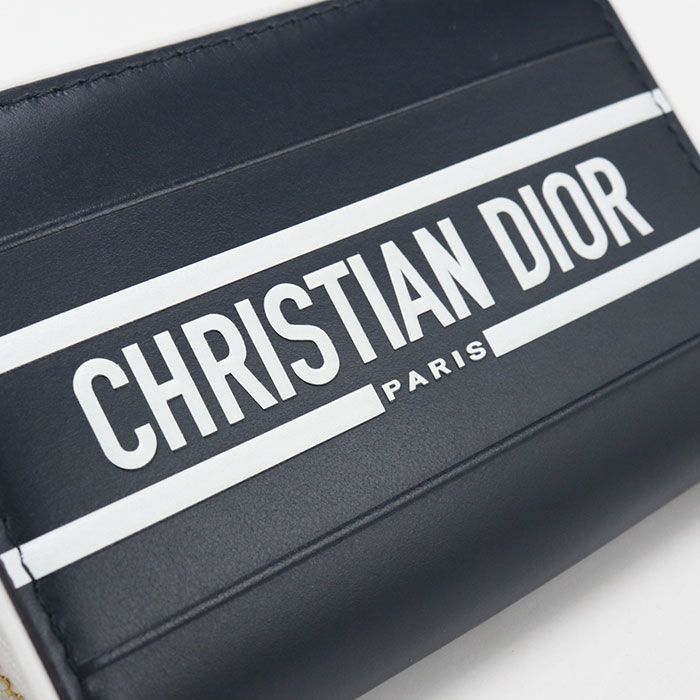 DIOR Coin Case VIBE Coin Purse Leather Women's