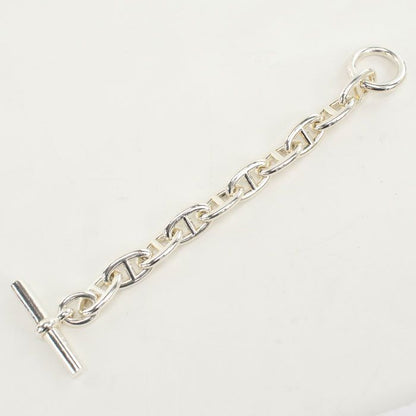 HERMES Chaine D'ancre TGM 10koma Bracelet Silver-925 Unisex