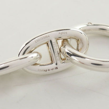 HERMES Chaine D'ancre GM 10koma Bracelet Silver-925 Unisex