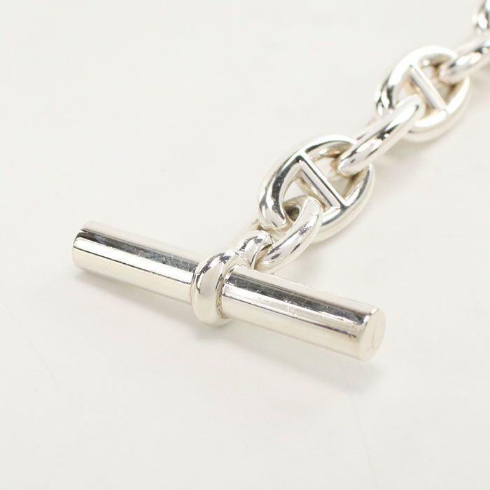 HERMES Chaine D'ancre GM 10koma Bracelet Silver-925 Unisex