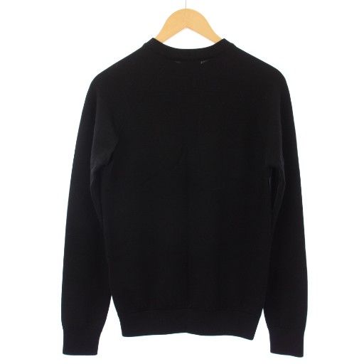 DIOR Homme Knit Sweater Crew Neck Long Sleeve Zip XS Black 863m631zt904 TK H