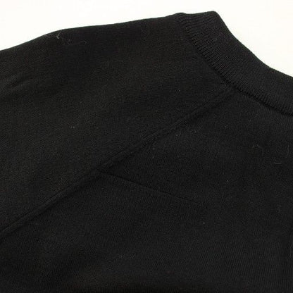 DIOR Homme Knit Sweater Crew Neck Long Sleeve Zip XS Black 863m631zt904 TK H