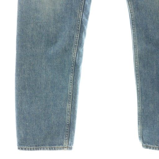Saint Laurent Paris Wide Denim Pants Jeans Button Fly 28 Blue - 816412 CX • OS