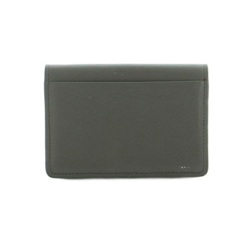 BALENCIAGA Card Case Folio Paper Leather Gray 499201 MI • OS