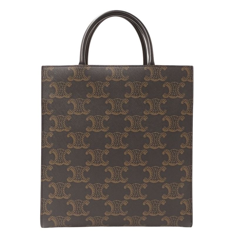 CELINE Bag Ladies Brand Tote Bag Shoulder Bag 2way Triomphe Canvas Vertical