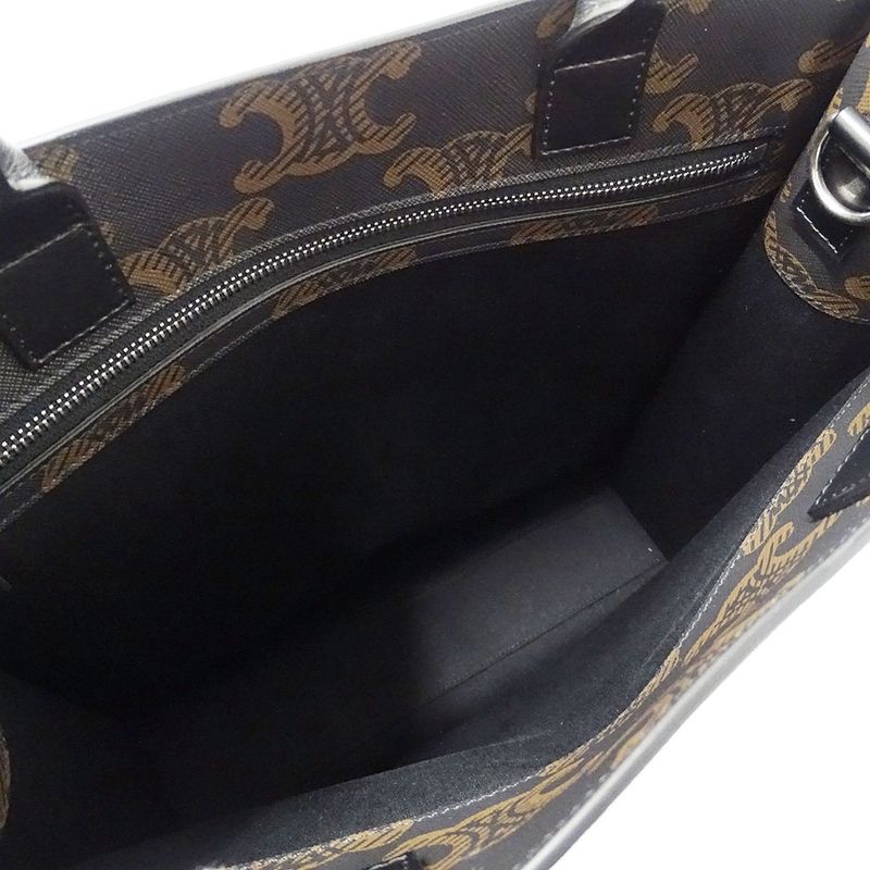 CELINE Bag Ladies Brand Tote Bag Shoulder Bag 2way Triomphe Canvas Vertical