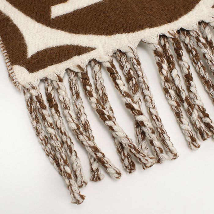 Louis Vuitton Muffler--lv Medallion Flight Mode M79215 Muffler-wool Is3233