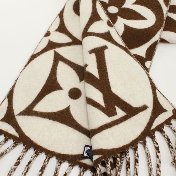 Louis Vuitton Muffler--lv Medallion Flight Mode M79215 Muffler-wool Is3233