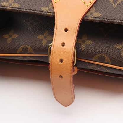 Louis Vuitton Shoulder Bag Cult Ciel MM M51253 PVC Coating Canvas Leather Cart