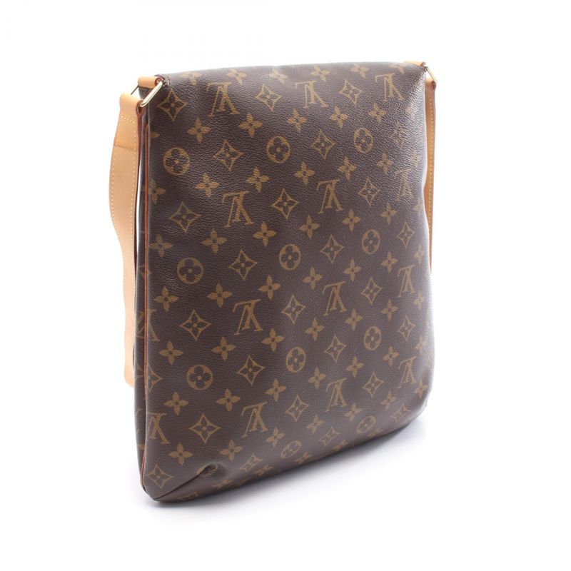 Louis Vuitton Shoulder Bag Musette Monogram M51256 PVC Coated Canvas Leather