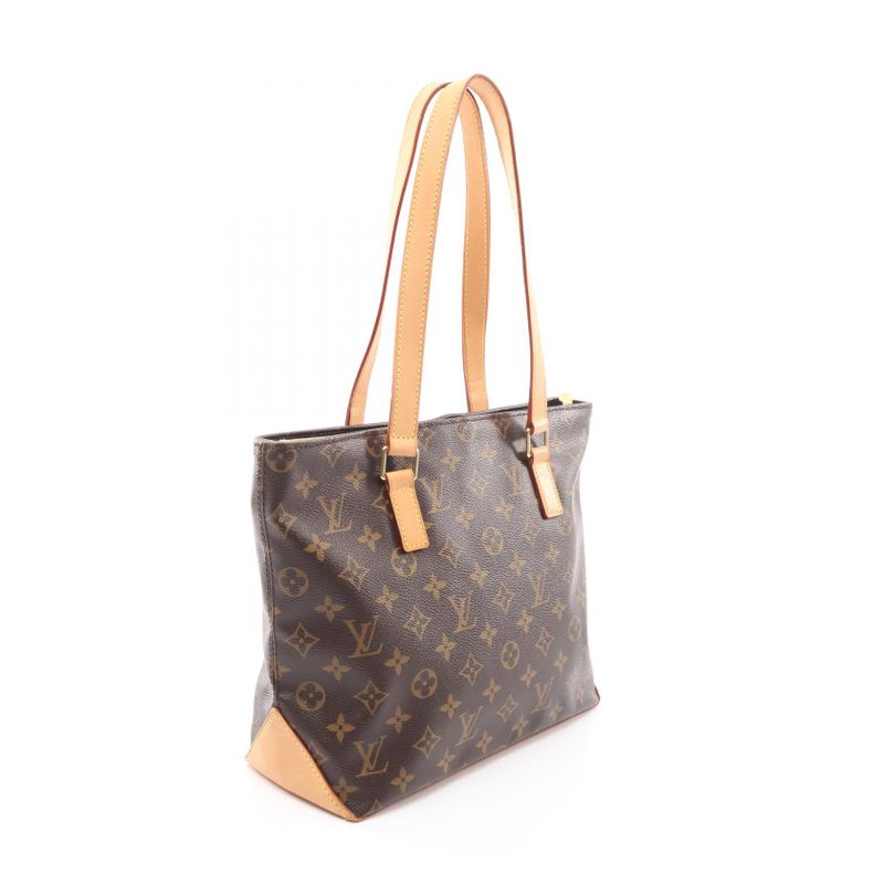 Louis Vuitton Shoulder Bag Cabas Piano M51148 PVC Coated Canvas Leather Cabas