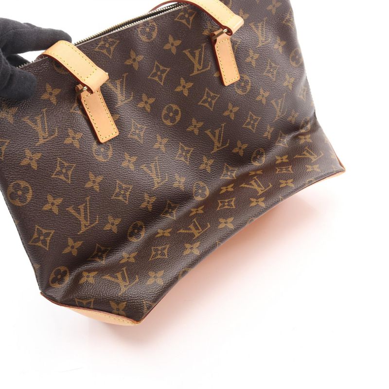 Louis Vuitton Shoulder Bag Cabas Piano M51148 PVC Coated Canvas Leather Cabas