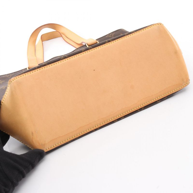 Louis Vuitton Shoulder Bag Cabas Piano M51148 PVC Coated Canvas Leather Cabas