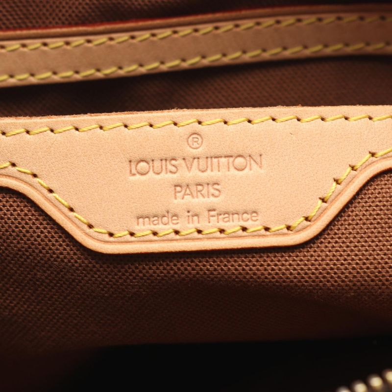 Louis Vuitton Shoulder Bag Cabas Piano M51148 PVC Coated Canvas Leather Cabas
