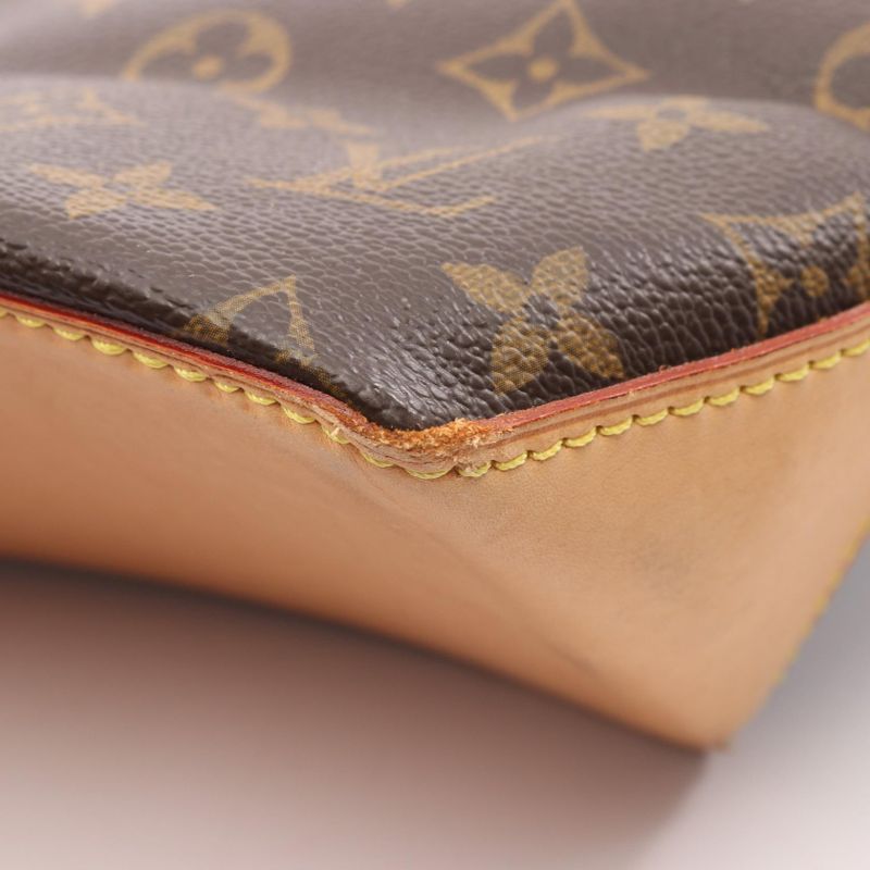 Louis Vuitton Shoulder Bag Cabas Piano M51148 PVC Coated Canvas Leather Cabas