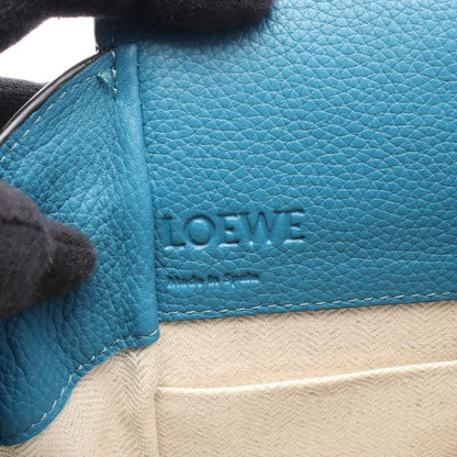 LOEWE Handbag Hammock Drawst Ring Bag Mini Blue- Leather Hammock Drawst Ring