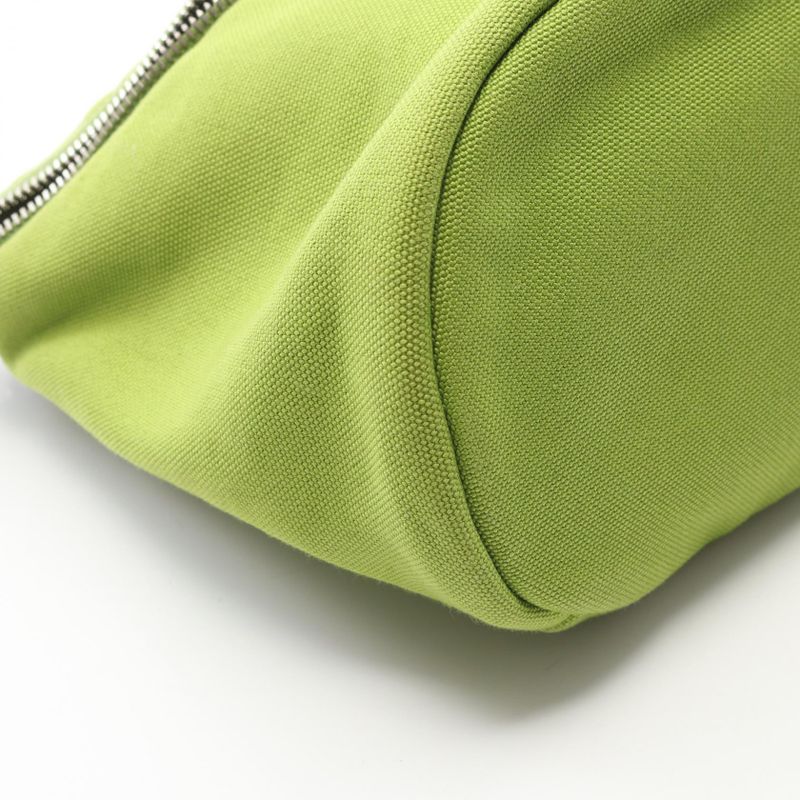 PRADA Shoulder Bag Triangle Logo 2vh147 Green Canvas Triangle Logo Shoulder Bag