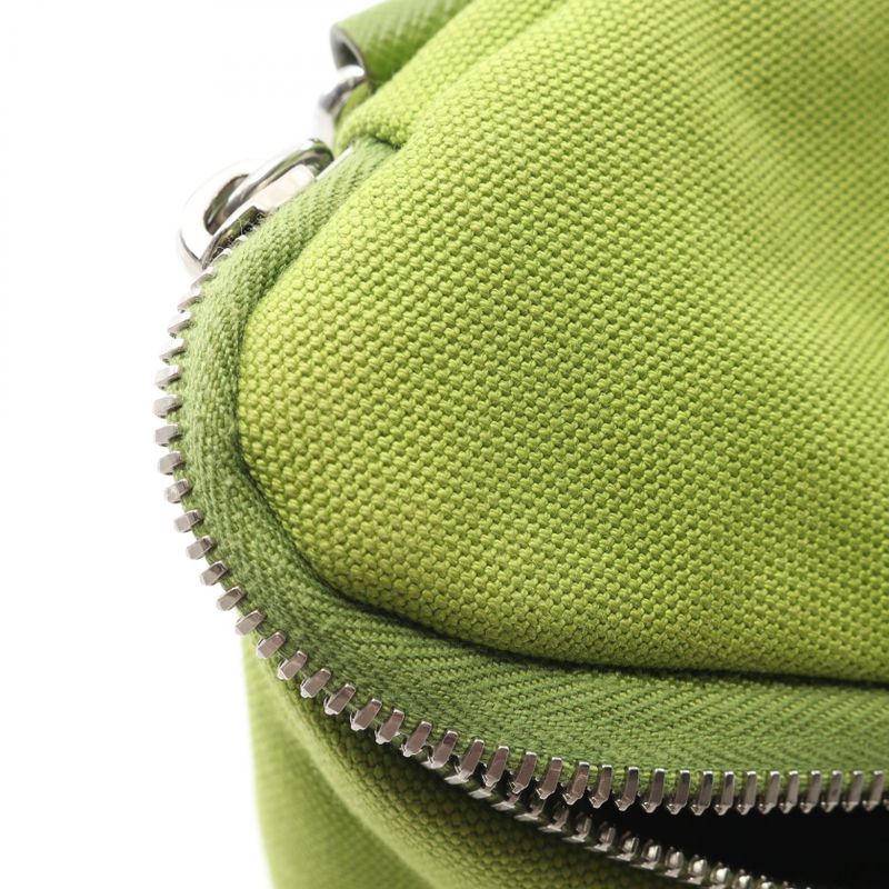 PRADA Shoulder Bag Triangle Logo 2vh147 Green Canvas Triangle Logo Shoulder Bag