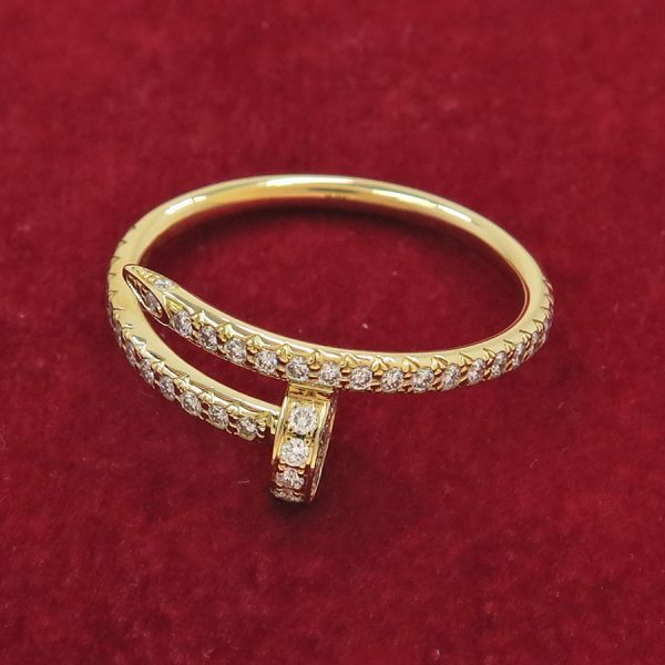 Cartier Juste Un Clou Diamond Ring Small Model #52