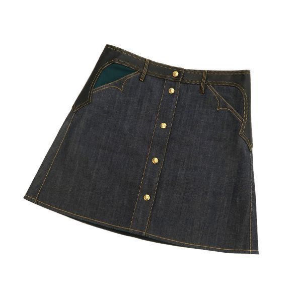 Louis Vuitton Denim Skirt Fejb01fgk