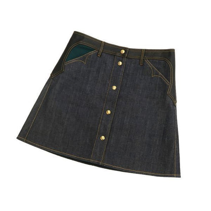 Louis Vuitton Denim Skirt Fejb01fgk