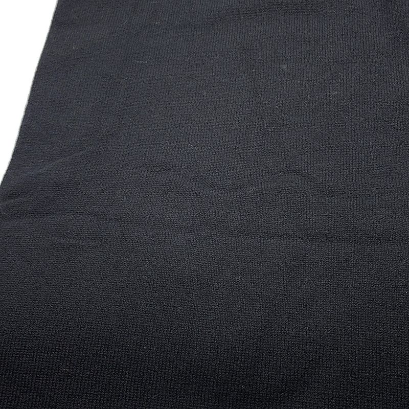 Chanel Scarf CC Logo Cashmere Shawl Black White Black White Pink