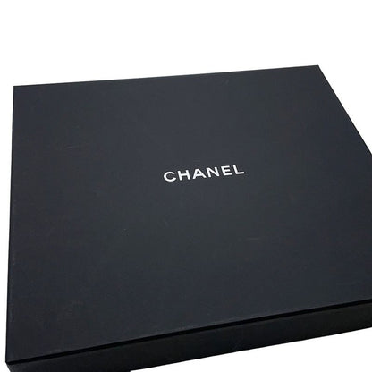 Chanel Scarf CC Logo Cashmere Shawl Black White Black White Pink