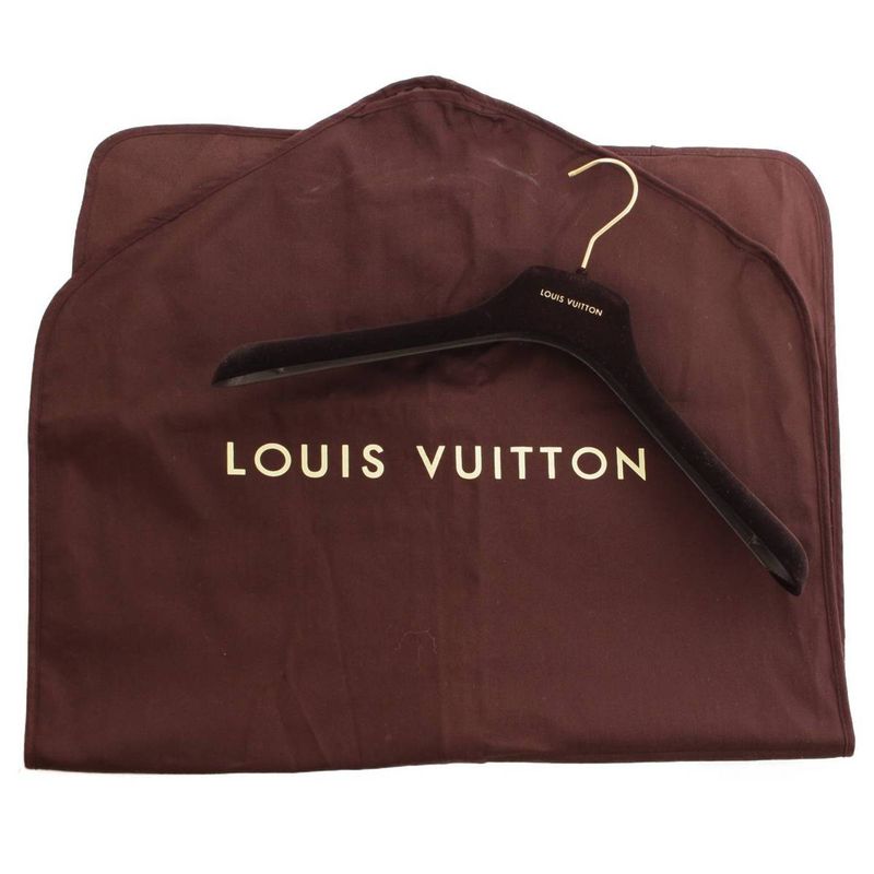 Louis Vuitton No-color-leather Jacket Navy-×white [authenticated