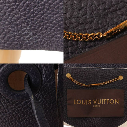 Louis Vuitton No-color-leather Jacket Navy-×white [authenticated