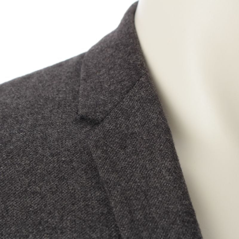 DIOR 09AW Eddy Period Wool 2B Single Tailored Jacket Blue Leather Outerwear