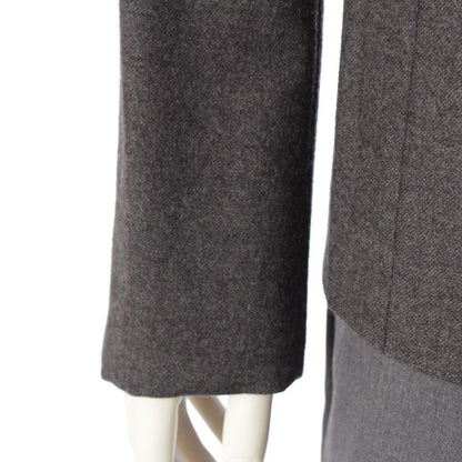 DIOR 09AW Eddy Period Wool 2B Single Tailored Jacket Blue Leather Outerwear