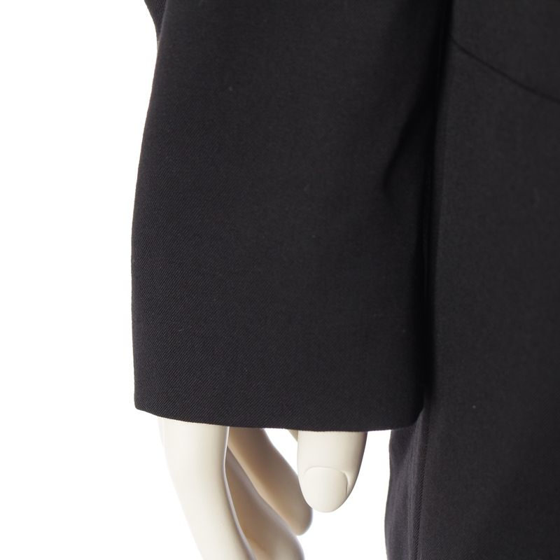 VERSACE 1994ss Medusa Safety Pin Wool Jacket Suit Black 50
