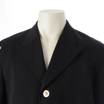 VERSACE 1994ss Medusa Safety Pin Wool Jacket Suit Black 50