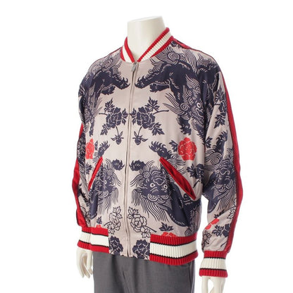 GUCCI 16 Year Katakana Logo Sukajan Blouson Jacket 460820 Red 48