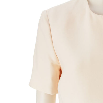 DIOR Wool X Silk Short Sleeve Dress 7e21632a1166 Ivory - 38
