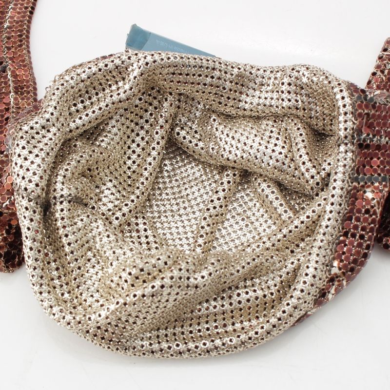 Louis Vuitton Sequin Monogram Mesh Francis Metal Shoulder Bag M92288 Brown