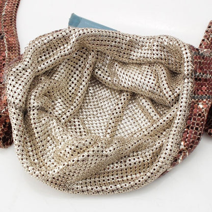 Louis Vuitton Sequin Monogram Mesh Francis Metal Shoulder Bag M92288 Brown