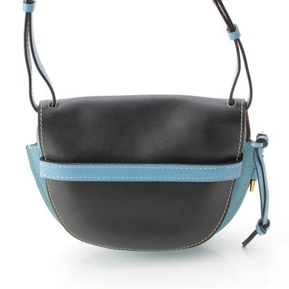 LOEWE Leather Gate Dual Small Anagram Shoulder Bag 321.54t20 Blue-×black