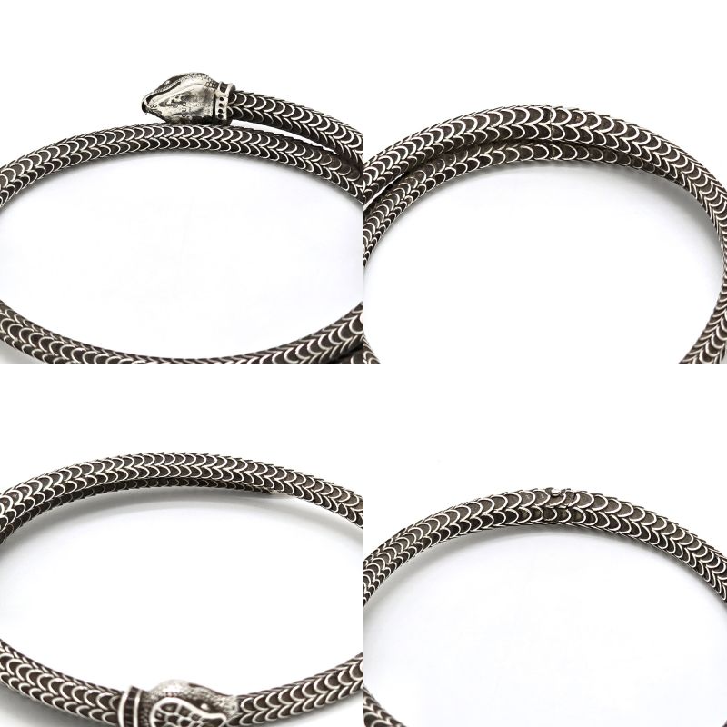 GUCCI 577283 Garden Snake Bangle Bracelet 18 Arm Circumference Approx 18cm