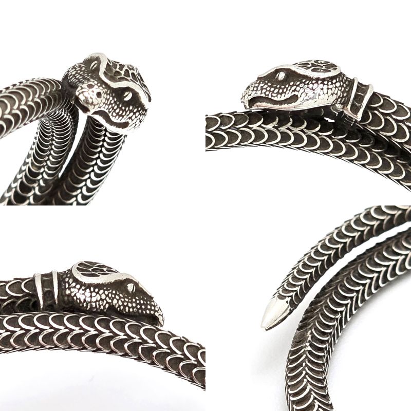 GUCCI 577283 Garden Snake Bangle Bracelet 18 Arm Circumference Approx 18cm