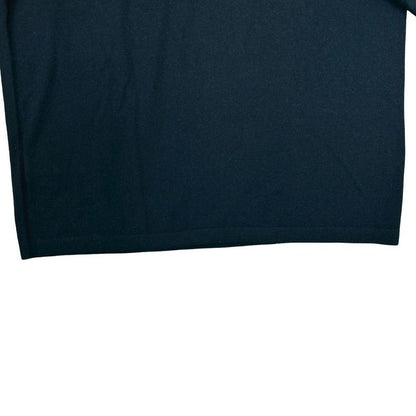 HERMES Cashmere Layered Design Long Sleeve Knit Tops Sweater - L Size