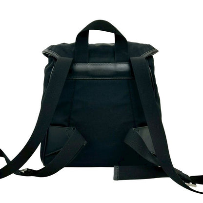 GUCCI Logo Nylon Cuff Leather Genuine Leather Mini Rucksack Sac Backpack