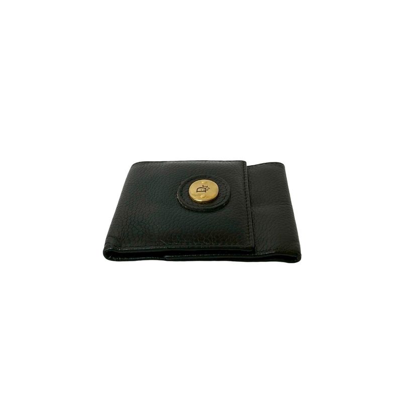 Christian DIOR Vintage Logo Hardware Leather Genuine Leather Coin Case Coin